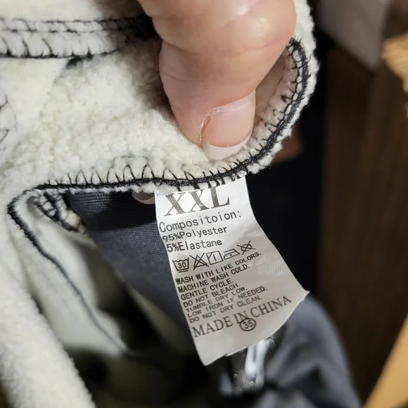 WOMANS FLEECE LINED LEGGINGS SZ XXL - Picture 5 of 6